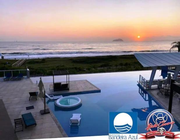 Ape Estilo Resort C/ Pe Na Areia E Vista Mar, Proximo Ao Beto Carrero Piçarras 외부 사진